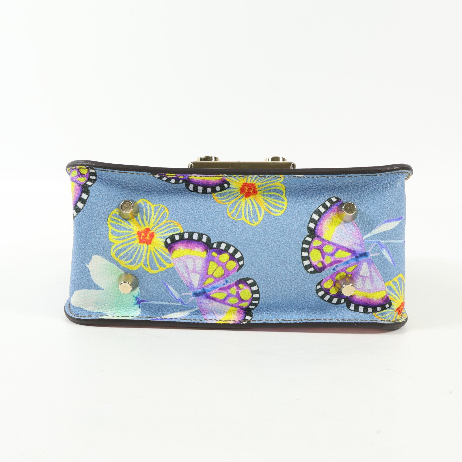Furla 牛皮皮革Shoulder Bag金扣肩背袋