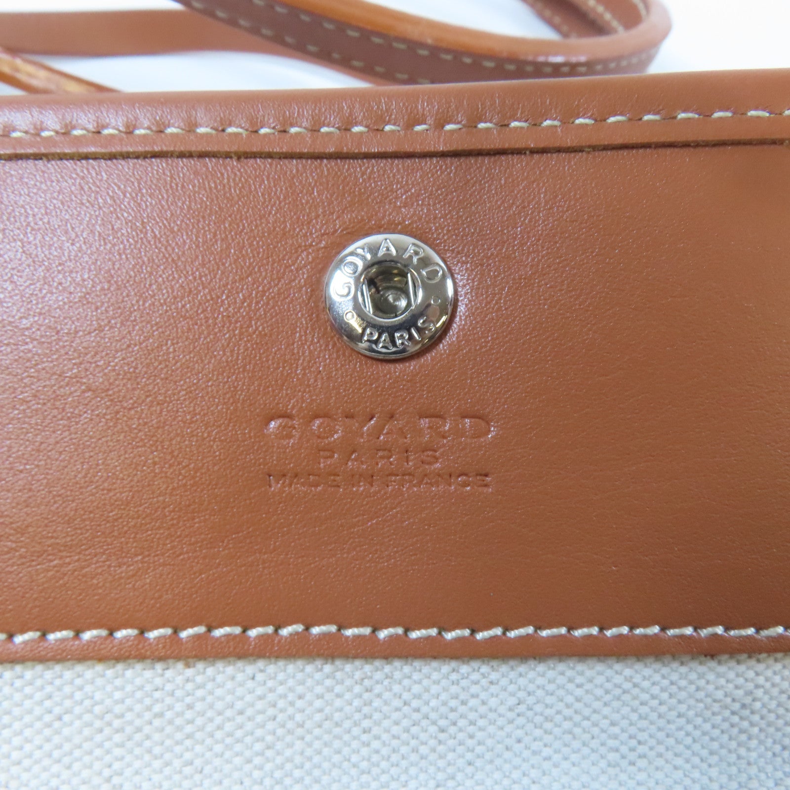 GOYARD 塗層帆布Ama Louis PM銀扣肩背袋啡色