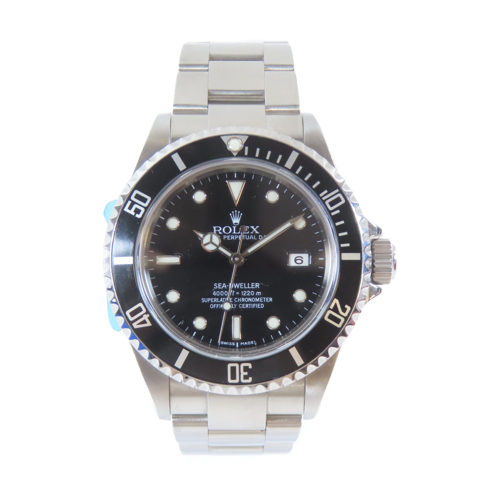 ROLEX Sea Dweller 4000不鏽鋼手錶自動機芯黑色