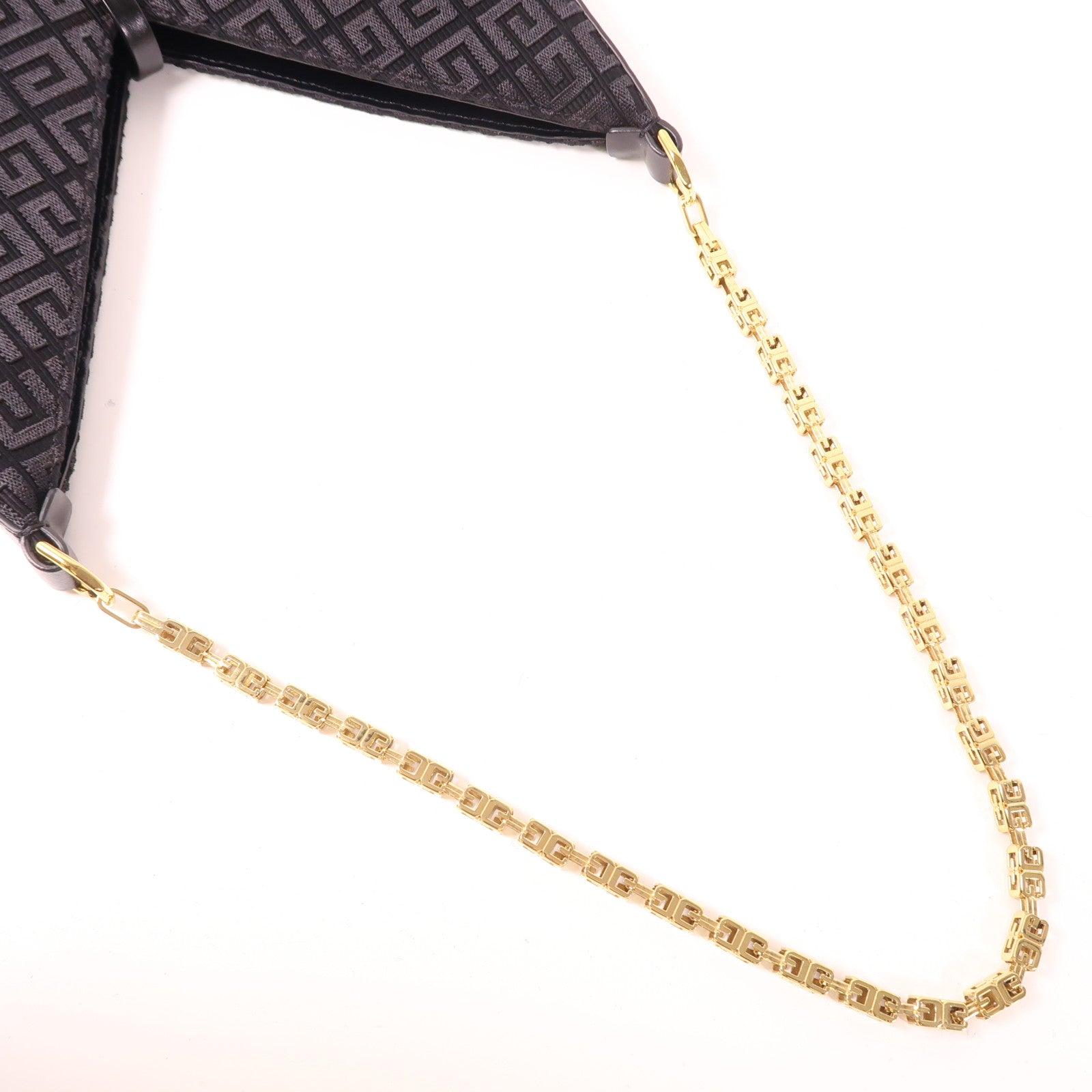 GIVENCHY 牛皮皮革/布料Cut Out Bag金扣肩背袋