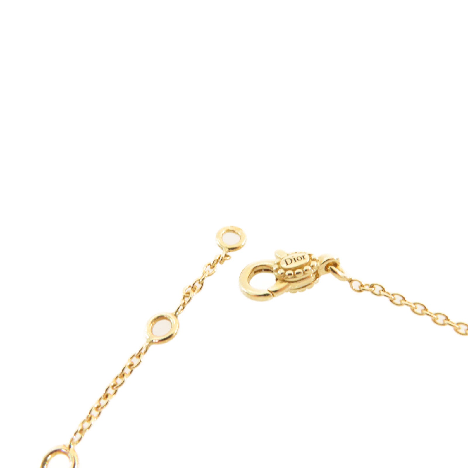Dior 【激減優惠】18K黃金/綠松寶石/0.04ct鑽石Rose Des Vents Bracelet手鏈