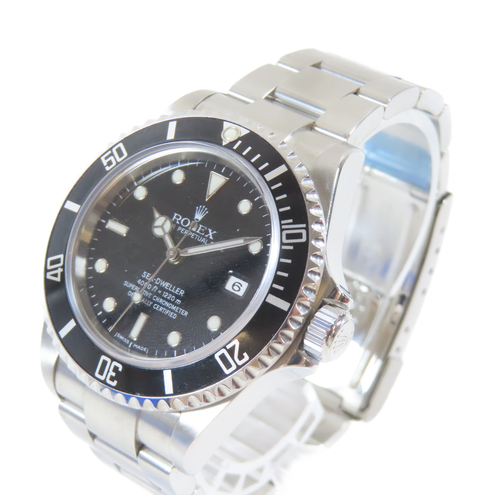 ROLEX Sea Dweller 4000不鏽鋼手錶自動機芯黑色