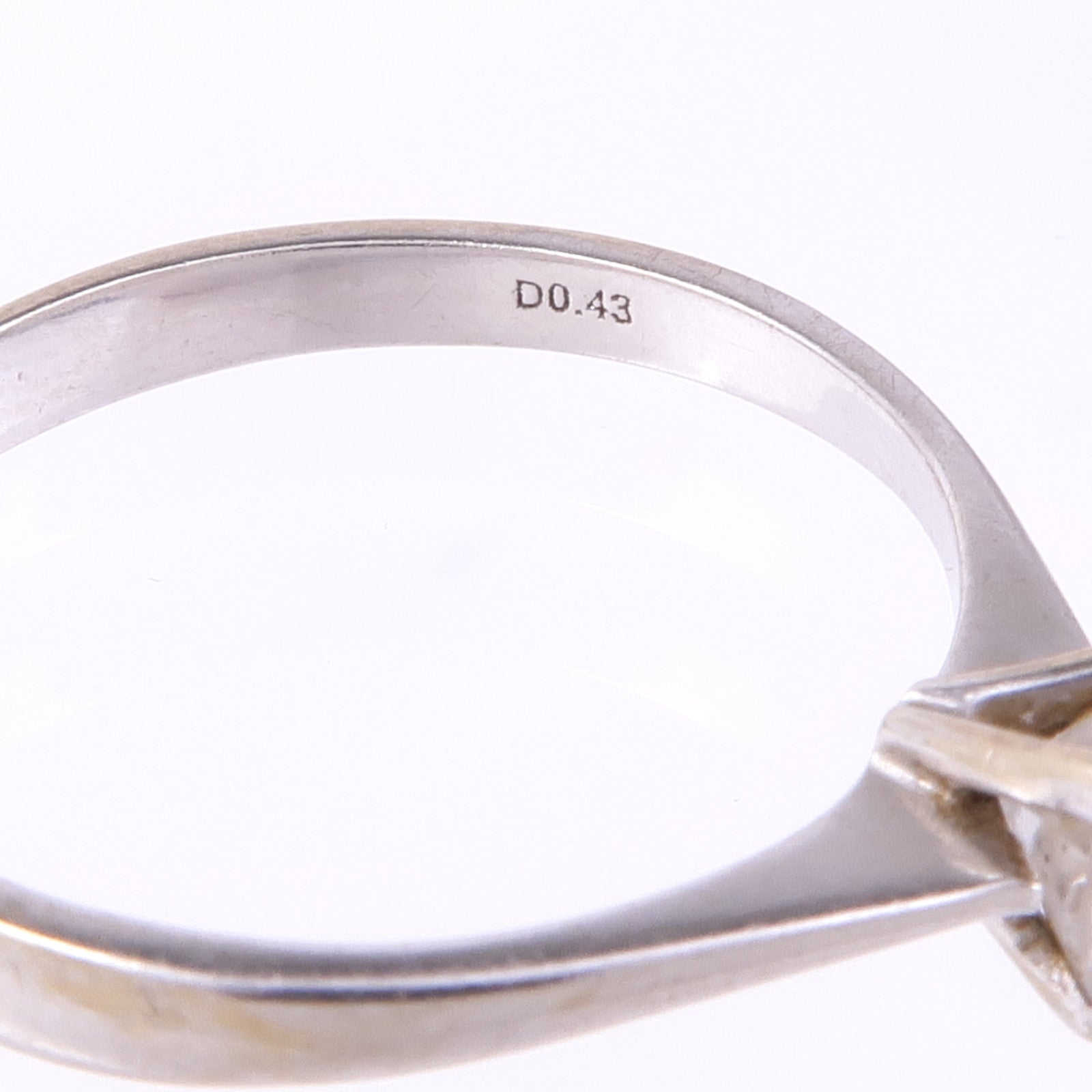JEWELRY 【激減優惠】18K白金Diamond Ring鑽石戒指US#6.75