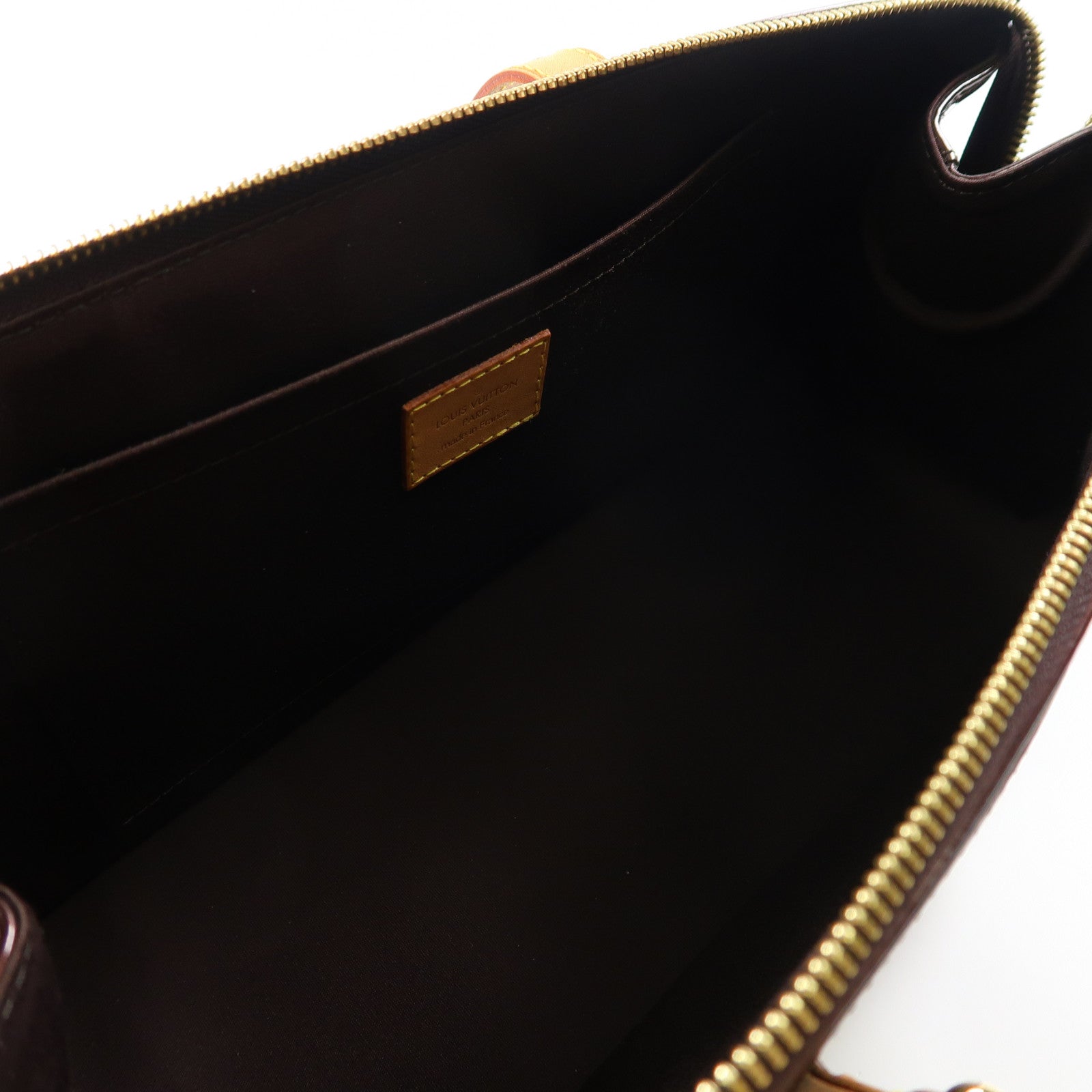 LOUIS VUITTON 【激減優惠】Vernis Rosewood Avenue金扣肩背袋酒紅色