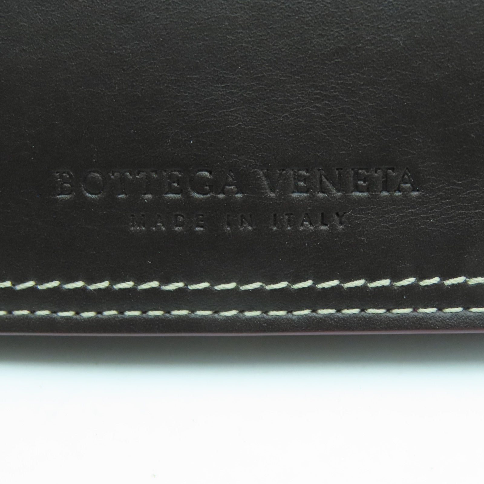 BOTTEGA VENETA 【激減優惠】皮革Wallet金扣錢包啡色