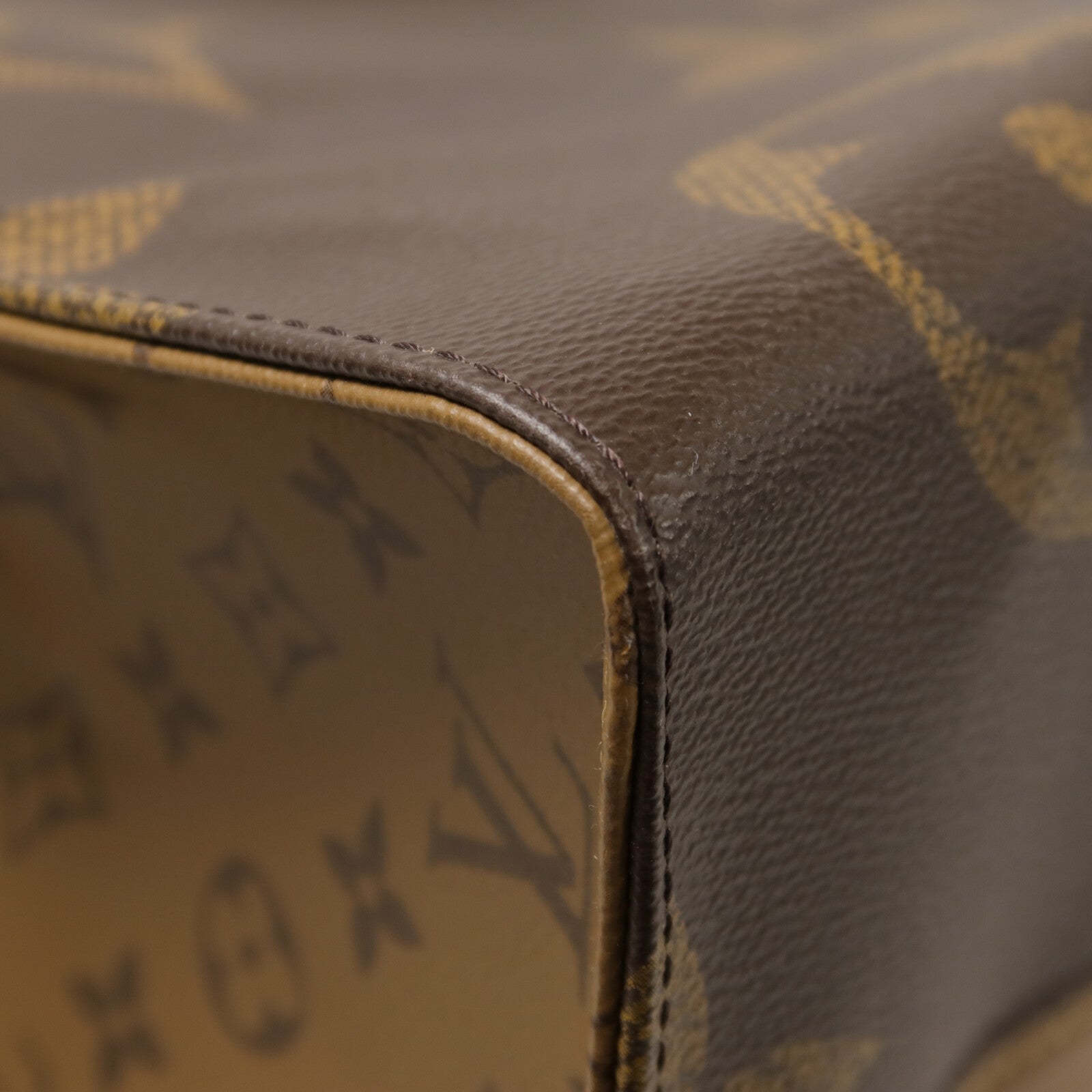 LOUIS VUITTON Monogram Giant/Monogram Reverse On The Go GM手挽肩背兩用袋