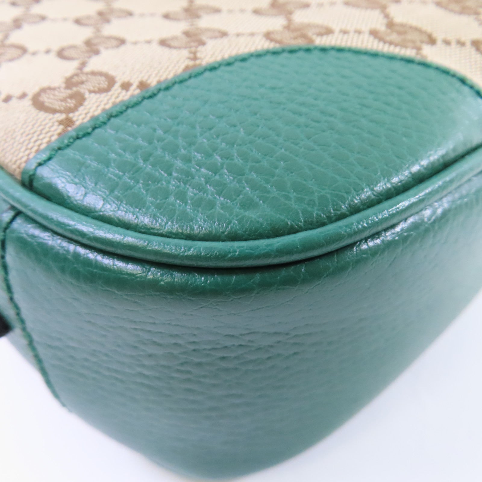 GUCCI 帆布Shoulder Bag金扣肩背袋