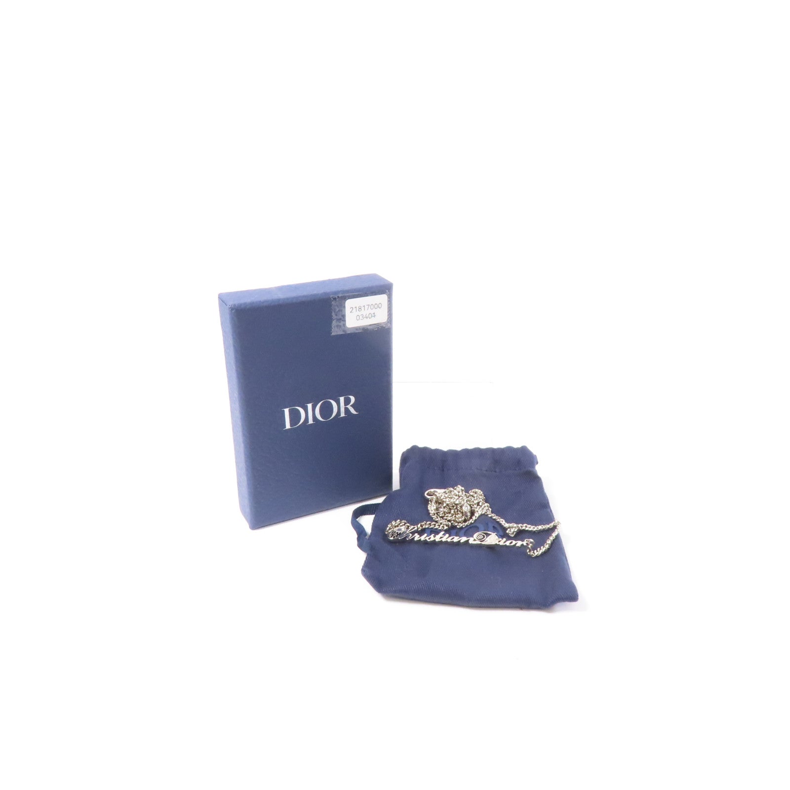 Dior 金屬Necklace項鍊銀色