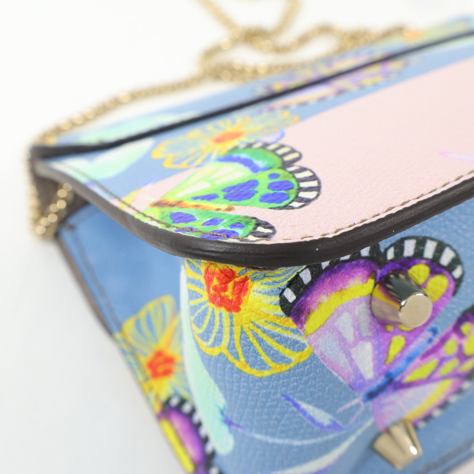 Furla 牛皮皮革Shoulder Bag金扣肩背袋