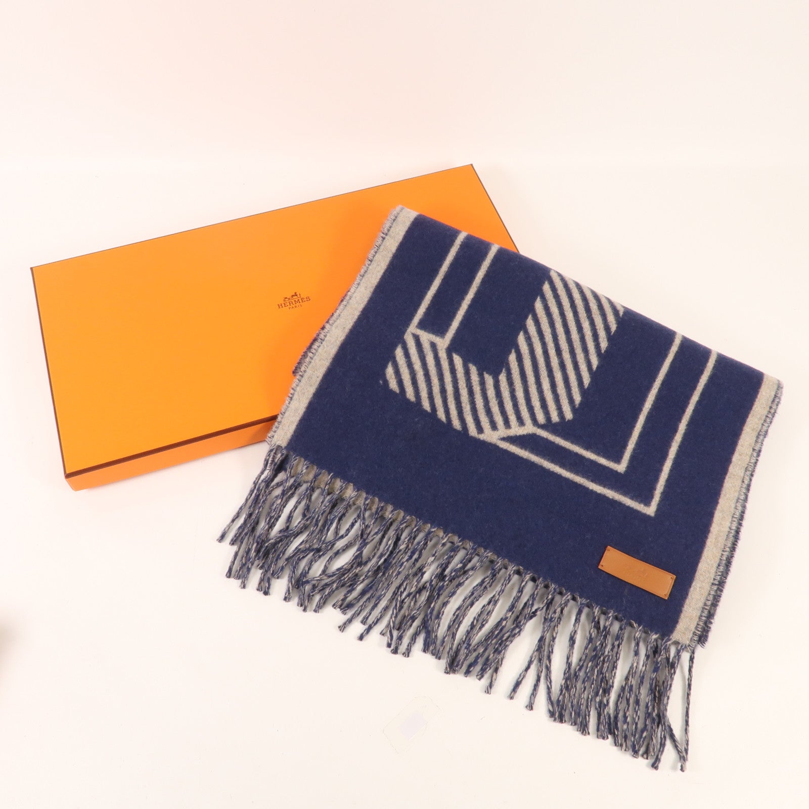 HERMES 羊絨Scarf圍巾