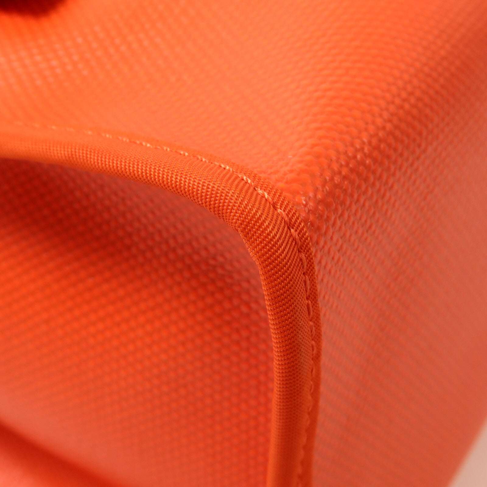 HERMES 帆布Herbag PM手挽肩背兩用袋Orange Mecano/Beige/Fauve