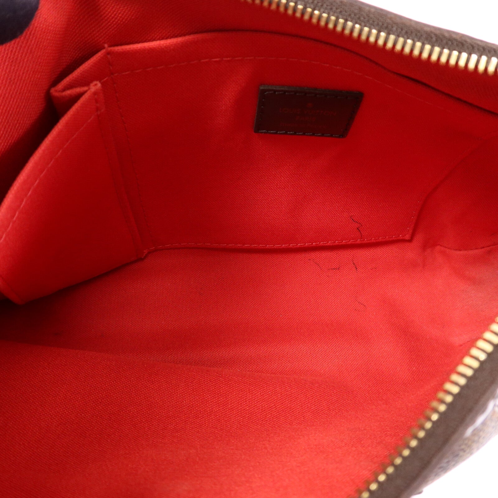 LOUIS VUITTON Damier Thames PM金扣肩背袋