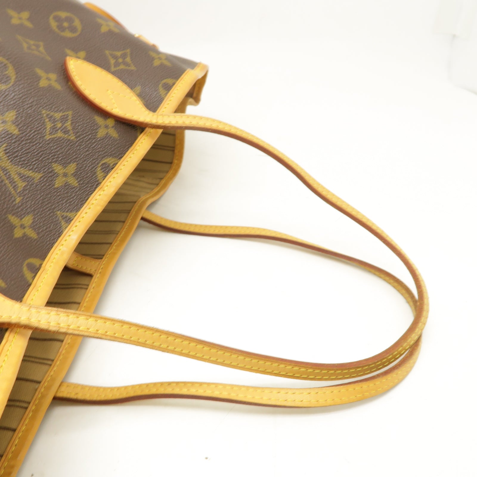 LOUIS VUITTON 【激減優惠】Monogram Neverfull GM金扣手挽袋棕色