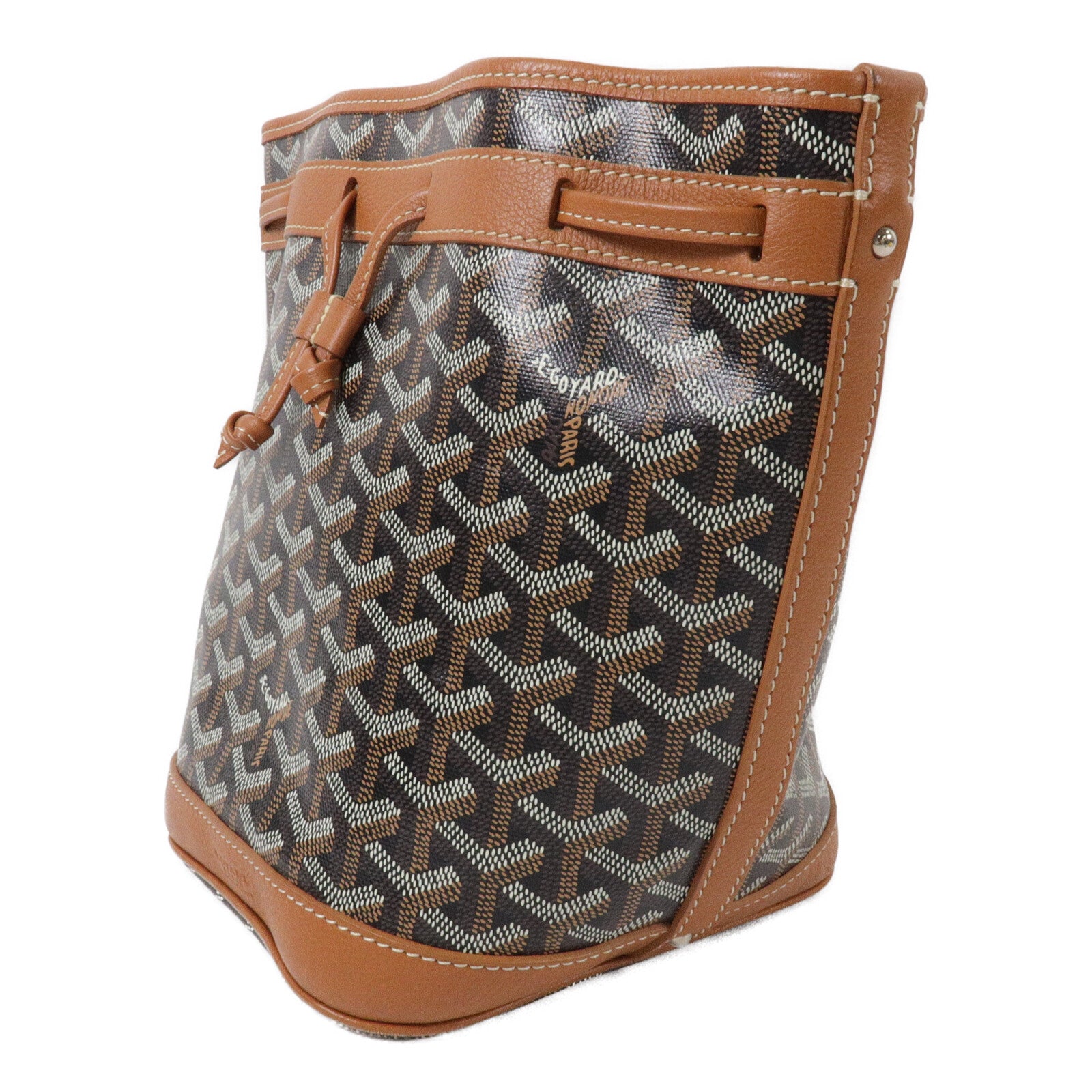 GOYARD 塗層帆布Petit Flot Bucket PM肩背袋