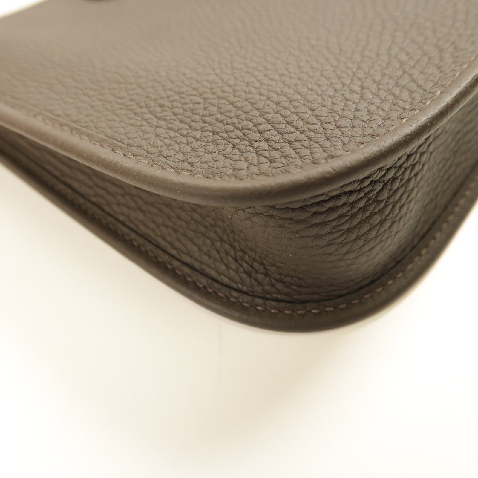 HERMES Clemence皮革Evelyne TPM金扣肩背袋