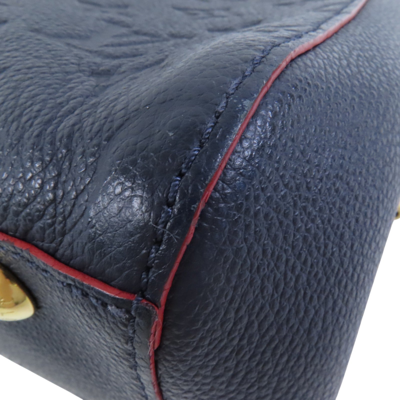 LOUIS VUITTON Monogram Empreinte Montaigne BB金扣手挽袋