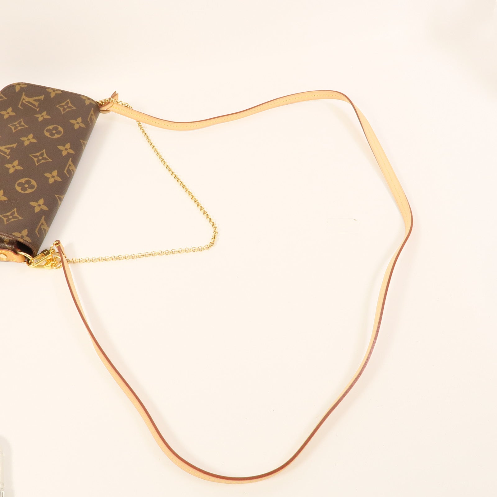 LOUIS VUITTON Monogram Favourite PM金扣手挽肩背兩用袋