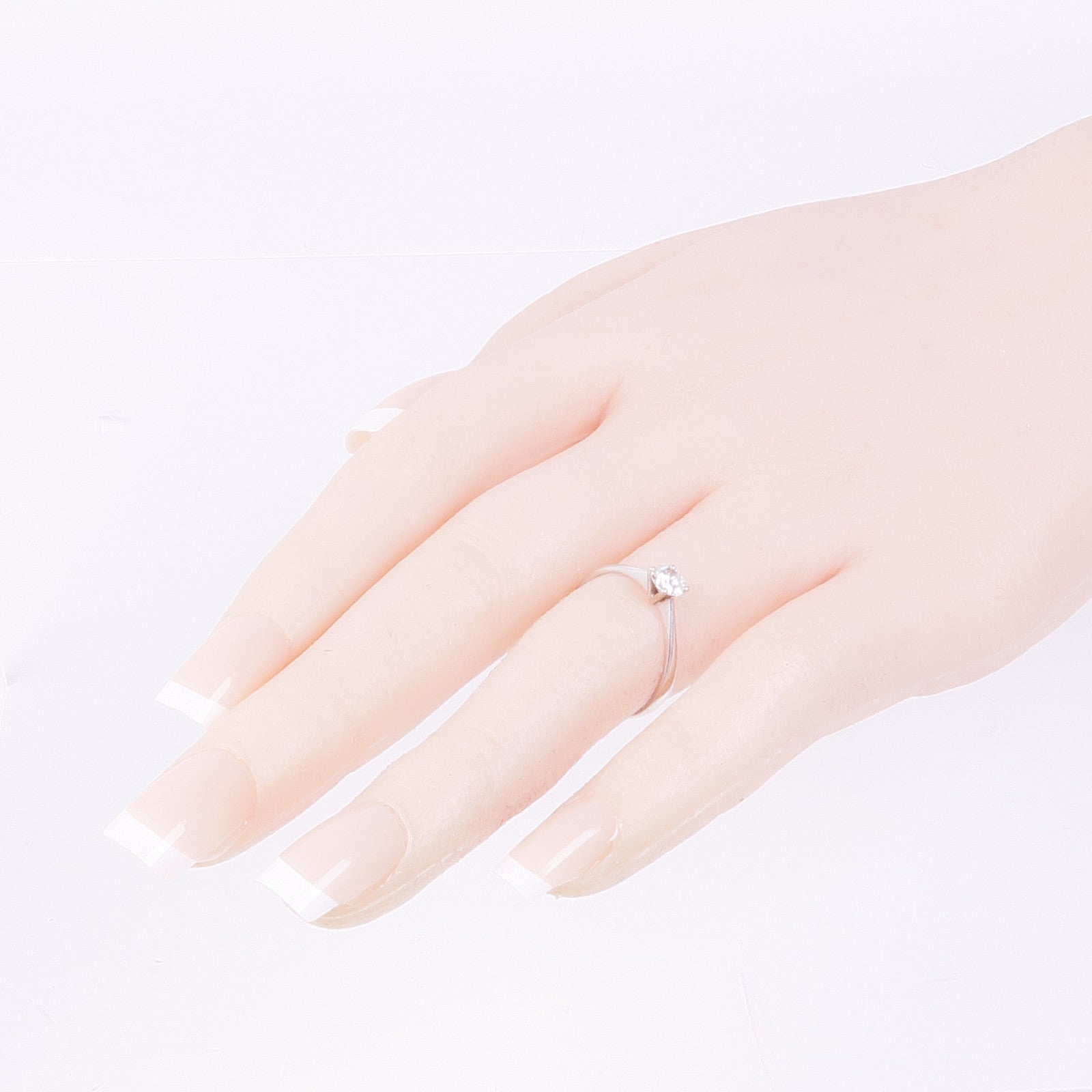 JEWELRY 【激減優惠】18K白金Diamond Ring鑽石戒指US#6.75