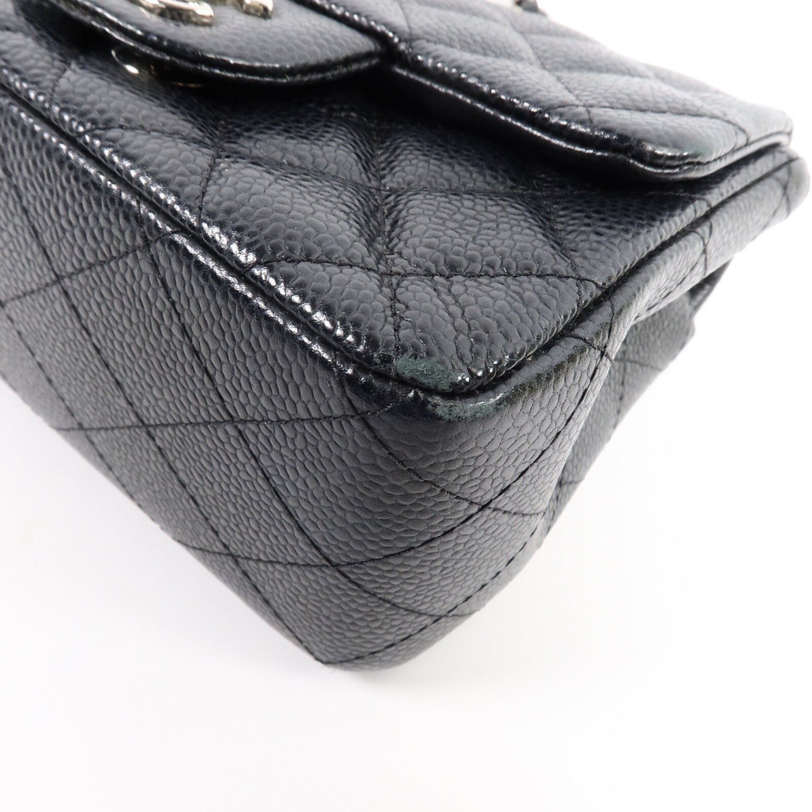 CHANEL 牛皮皮革Mini Classic 17鏈帶肩背袋