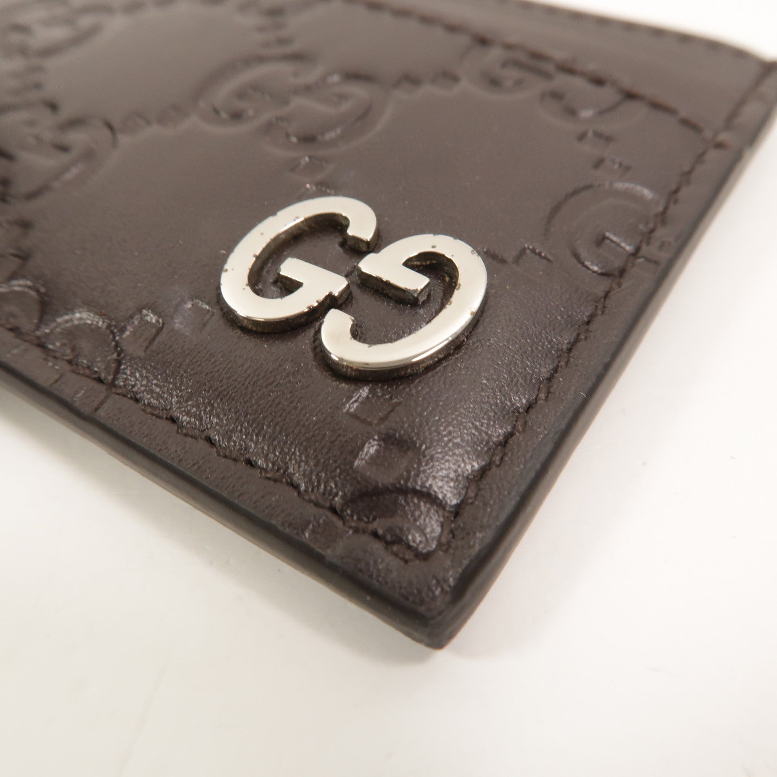 GUCCI 牛皮皮革Signature Card Case卡片套