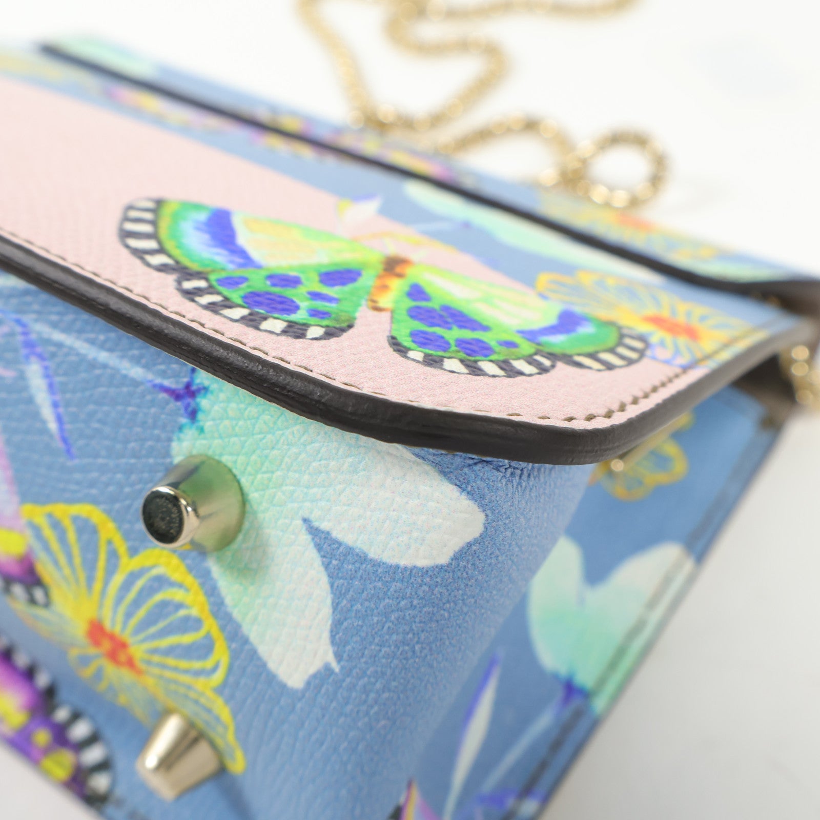 Furla 牛皮皮革Shoulder Bag金扣肩背袋