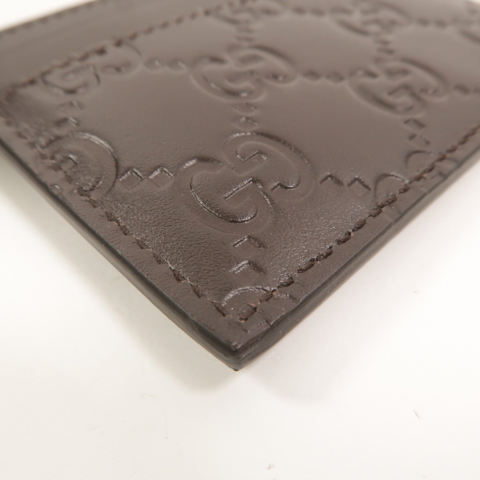 GUCCI 牛皮皮革Signature Card Case卡片套