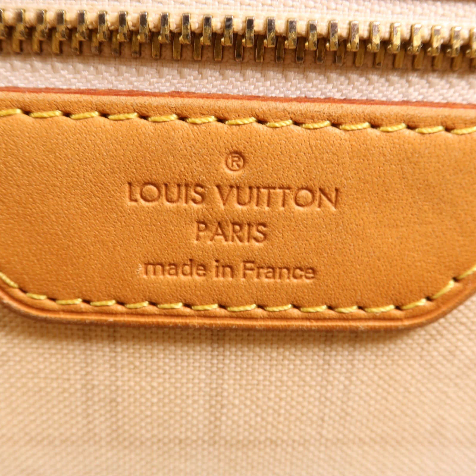 LOUIS VUITTON Damier Azur Neverfull MM金扣手挽袋