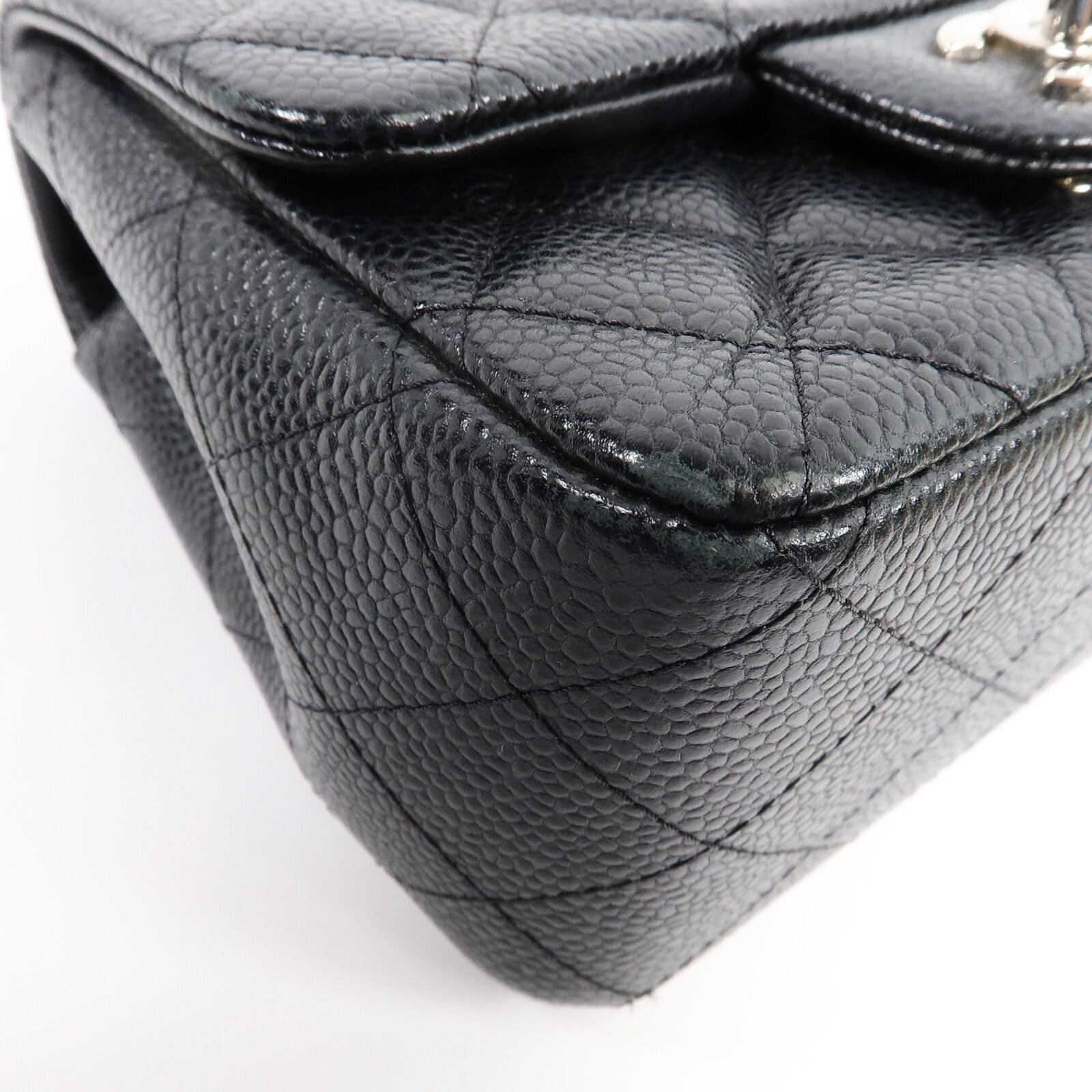 CHANEL 牛皮皮革Mini Classic 17鏈帶肩背袋