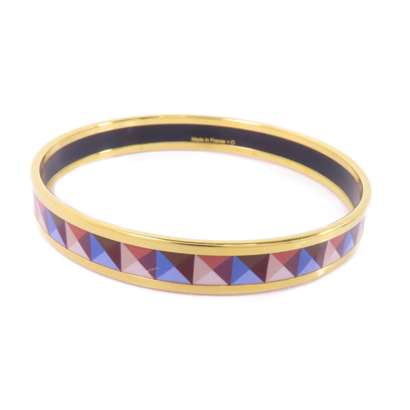 HERMES 金屬Bangle手鐲金色/彩色