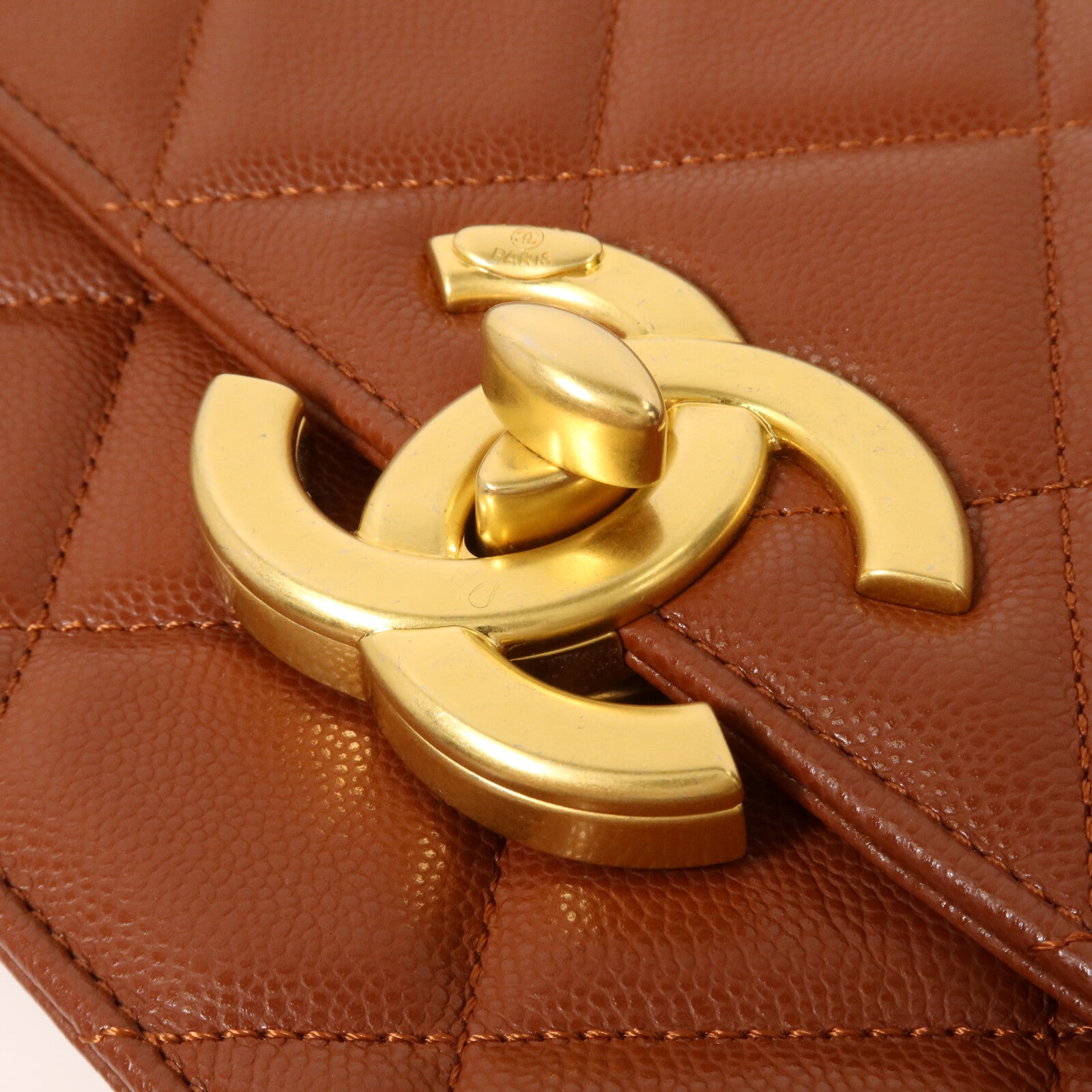 CHANEL 牛皮皮革CoCo Mark Flap Bag鏈帶肩背袋