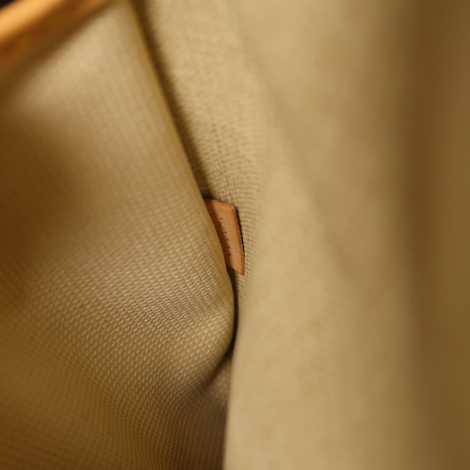 LOUIS VUITTON Monogram Trouville金扣手挽袋棕色