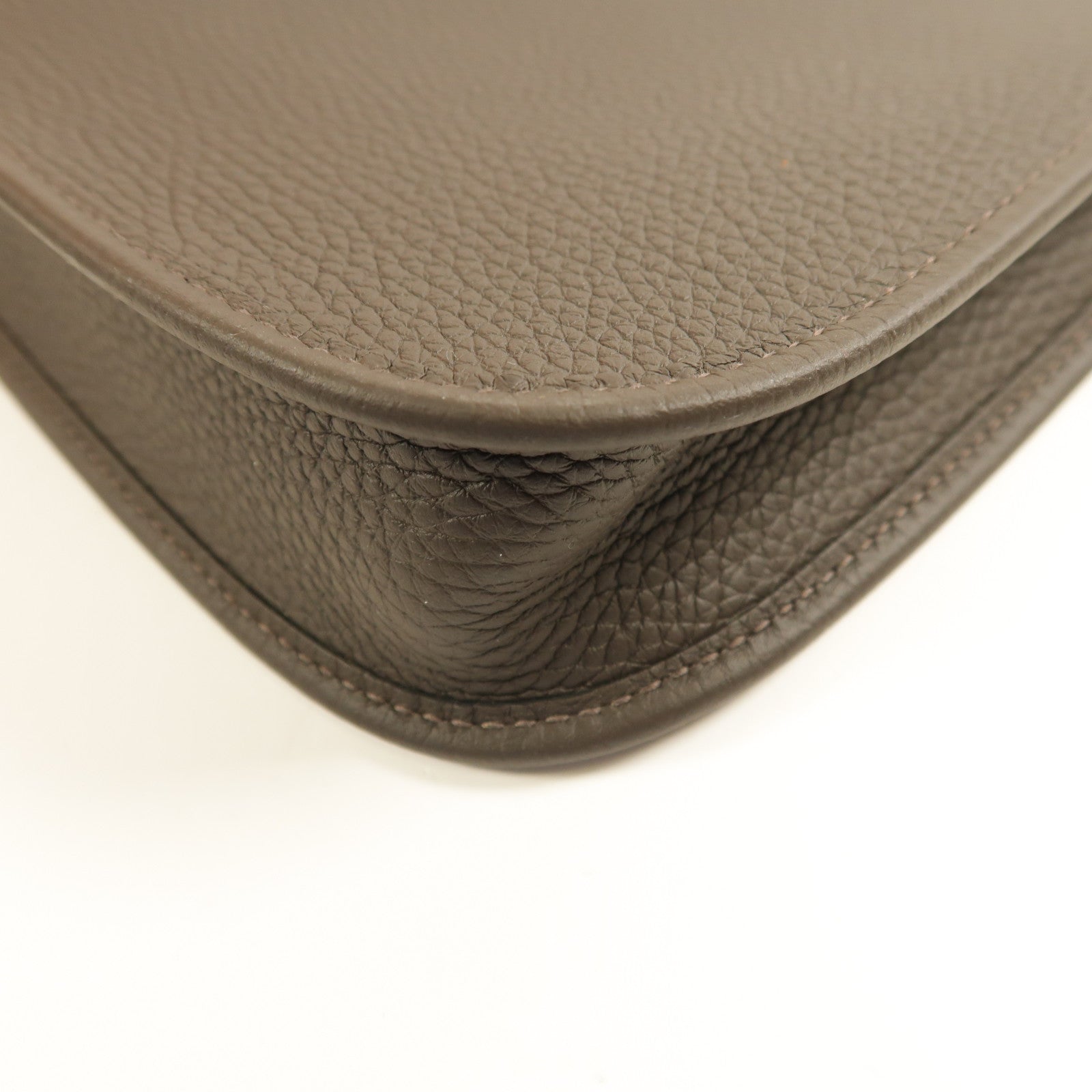 HERMES Clemence皮革Evelyne TPM金扣肩背袋
