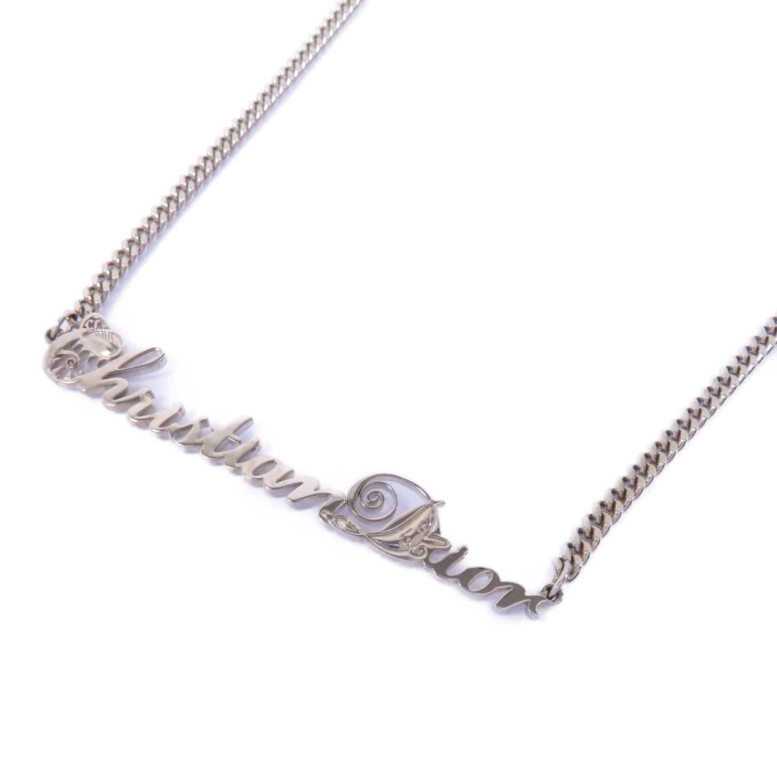 Dior 金屬Necklace項鍊銀色