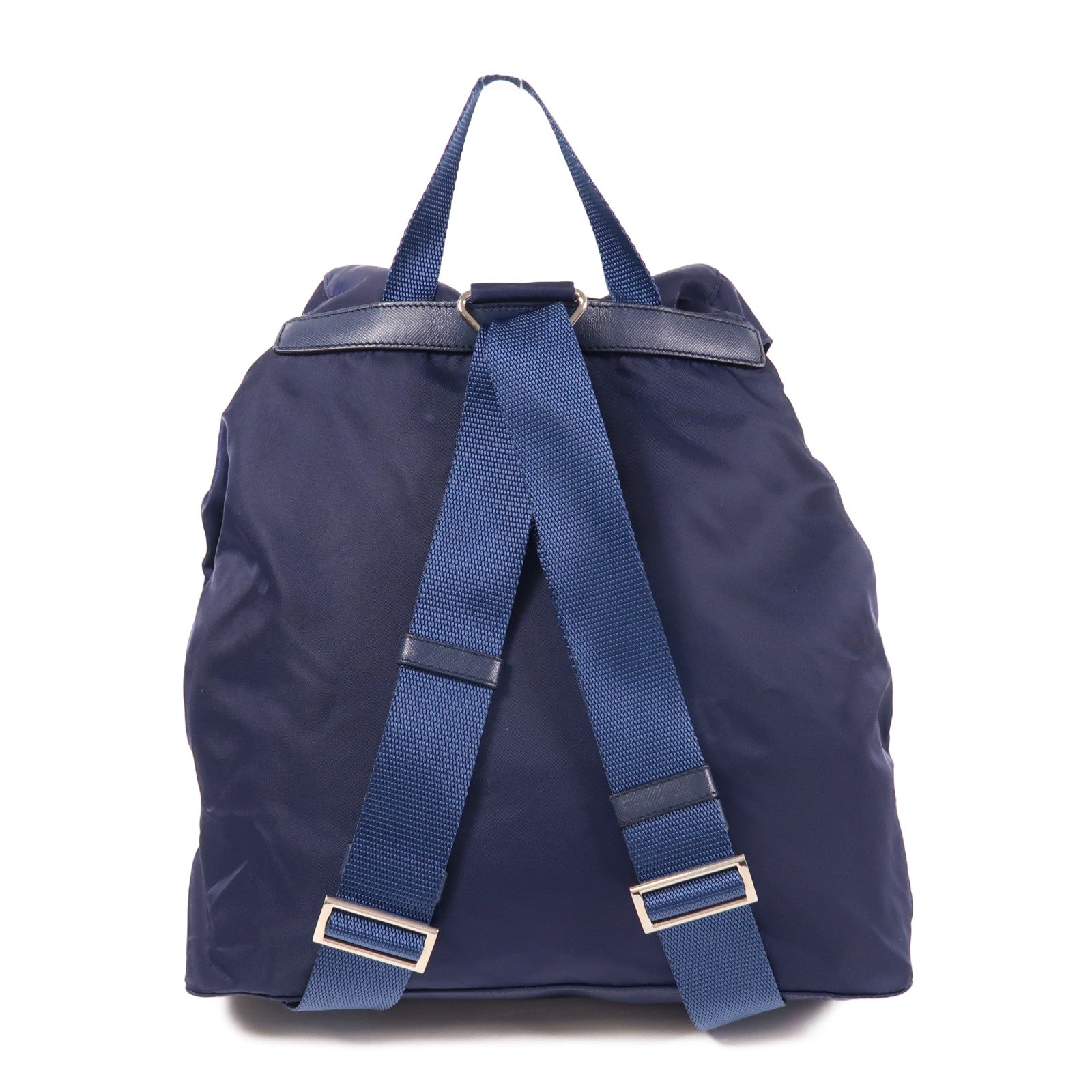 PRADA 尼龍Backpack銀扣背包
