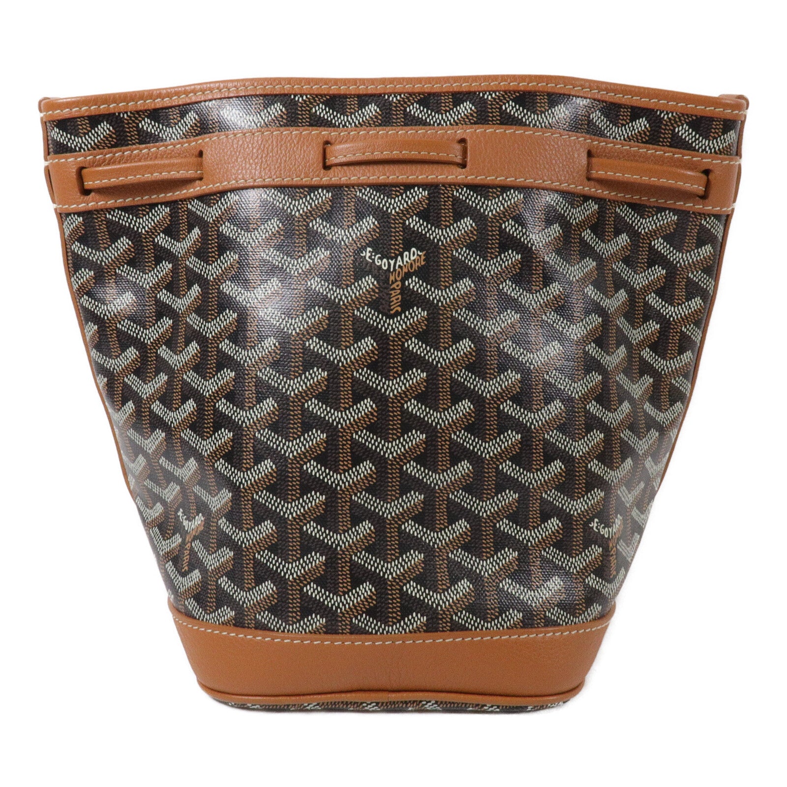 GOYARD 塗層帆布Petit Flot Bucket PM肩背袋