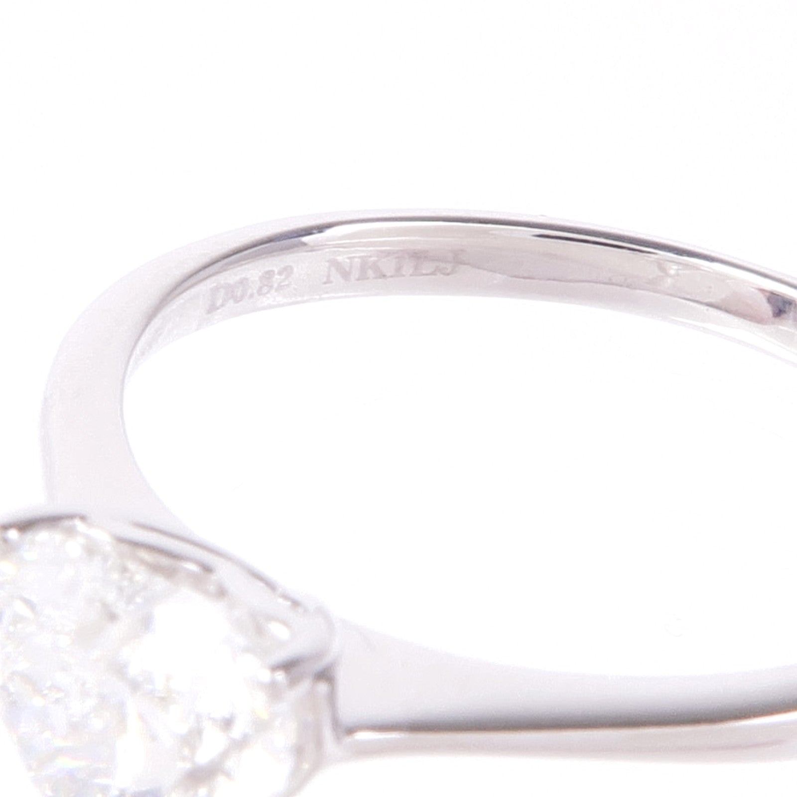 JEWELRY Diamond Ring 18K White Gold US#5.75