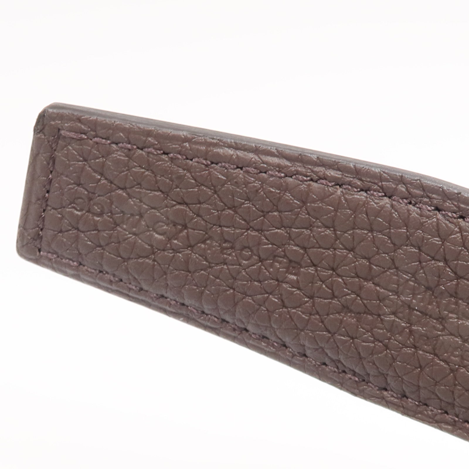 HERMES 【激減優惠】Togo/Box Calf皮革Belt皮帶Noir