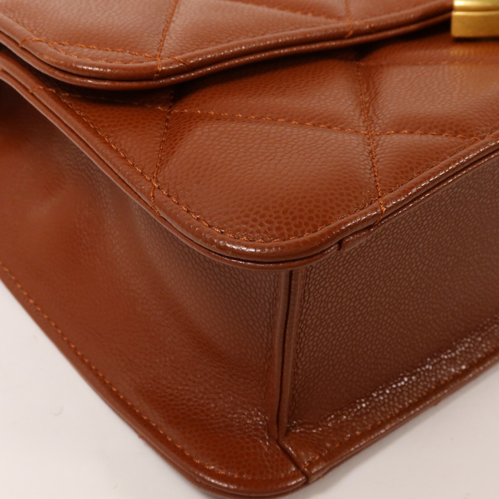CHANEL 牛皮皮革CoCo Mark Flap Bag鏈帶肩背袋