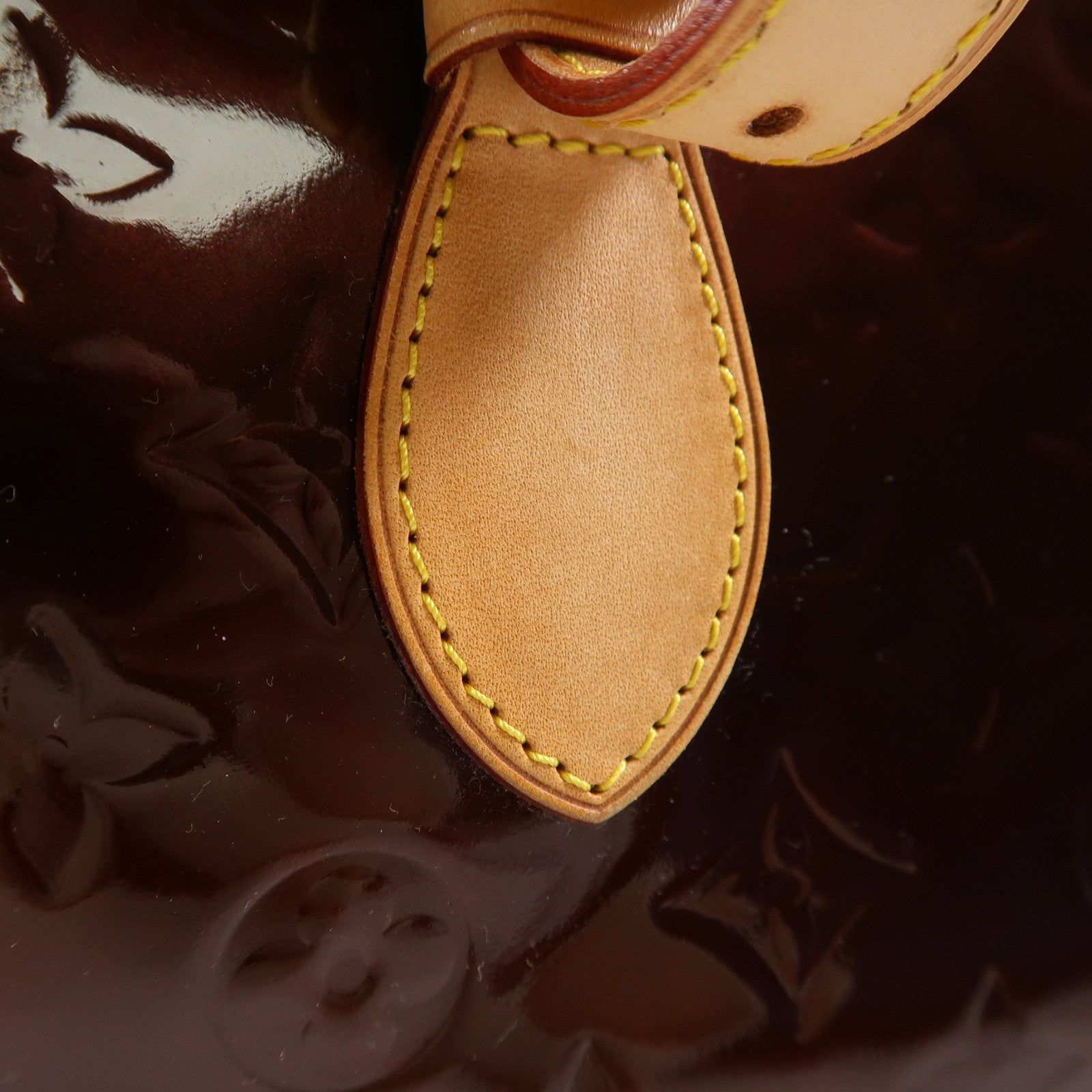 LOUIS VUITTON 【激減優惠】Vernis Rosewood Avenue金扣肩背袋酒紅色