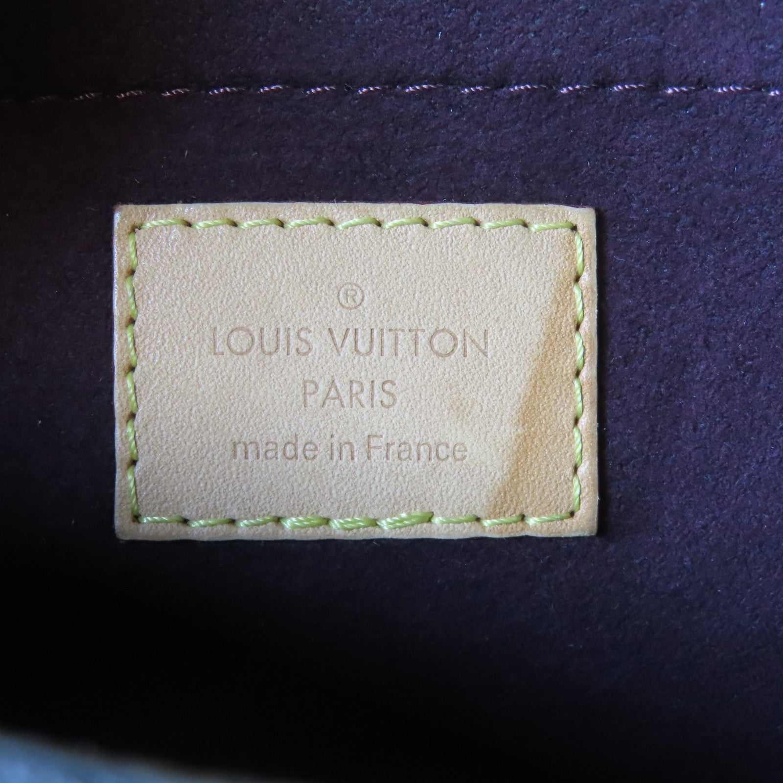LOUIS VUITTON Monogram Montaigne MM金扣手挽肩背兩用袋啡色