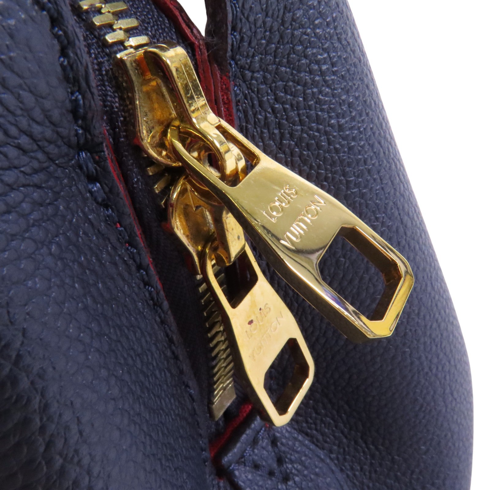 LOUIS VUITTON Monogram Empreinte Montaigne BB金扣手挽袋