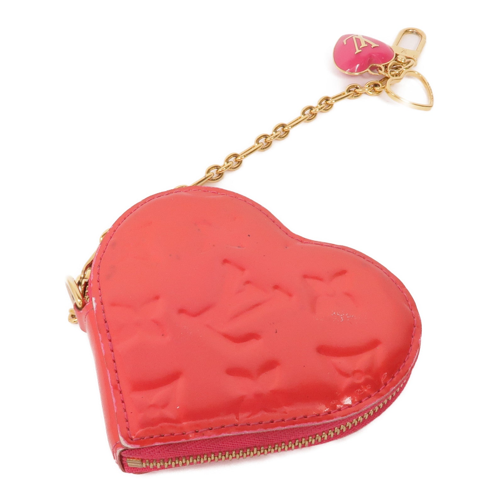 LOUIS VUITTON Vernis Porte Monet-Cool Coin Case金扣零錢包