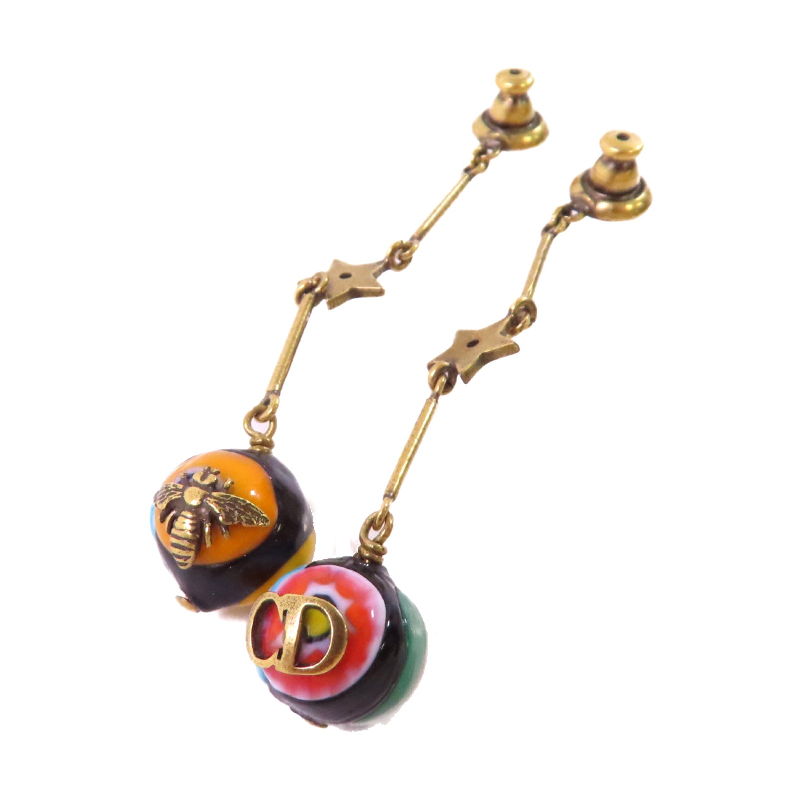 Dior 金屬/PVC Earrings耳環