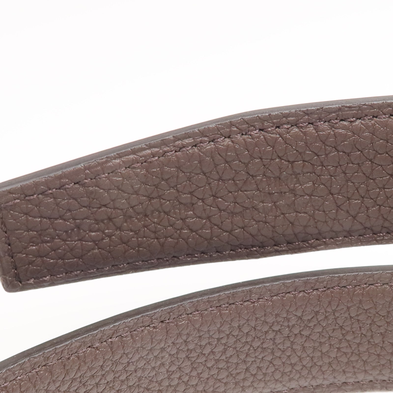 HERMES 【激減優惠】Togo/Box Calf皮革Belt皮帶Noir