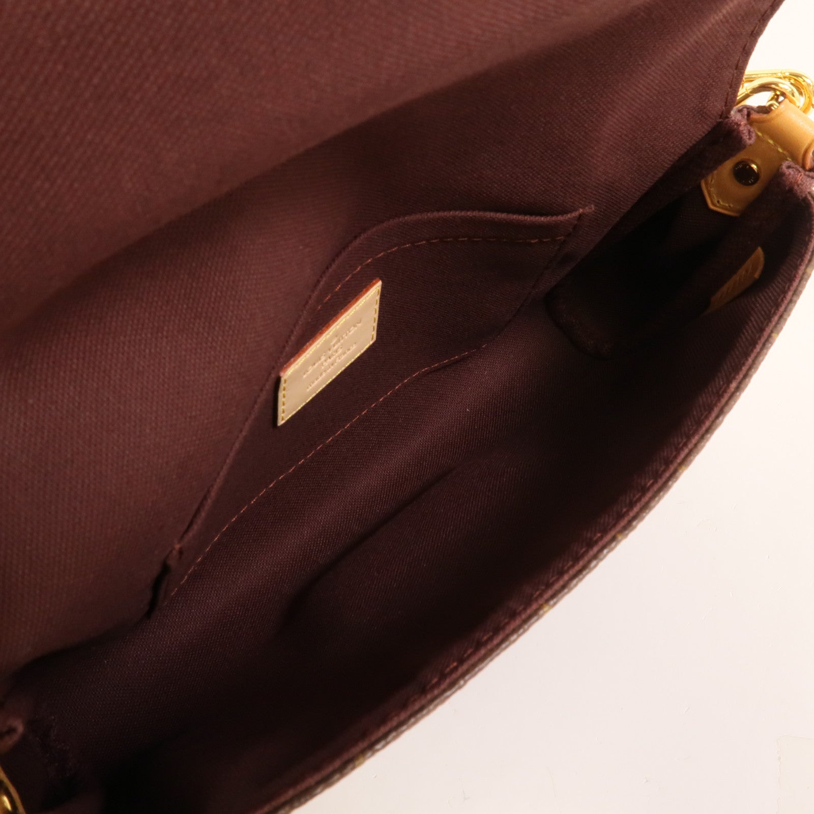 LOUIS VUITTON Monogram Favourite PM金扣手挽肩背兩用袋