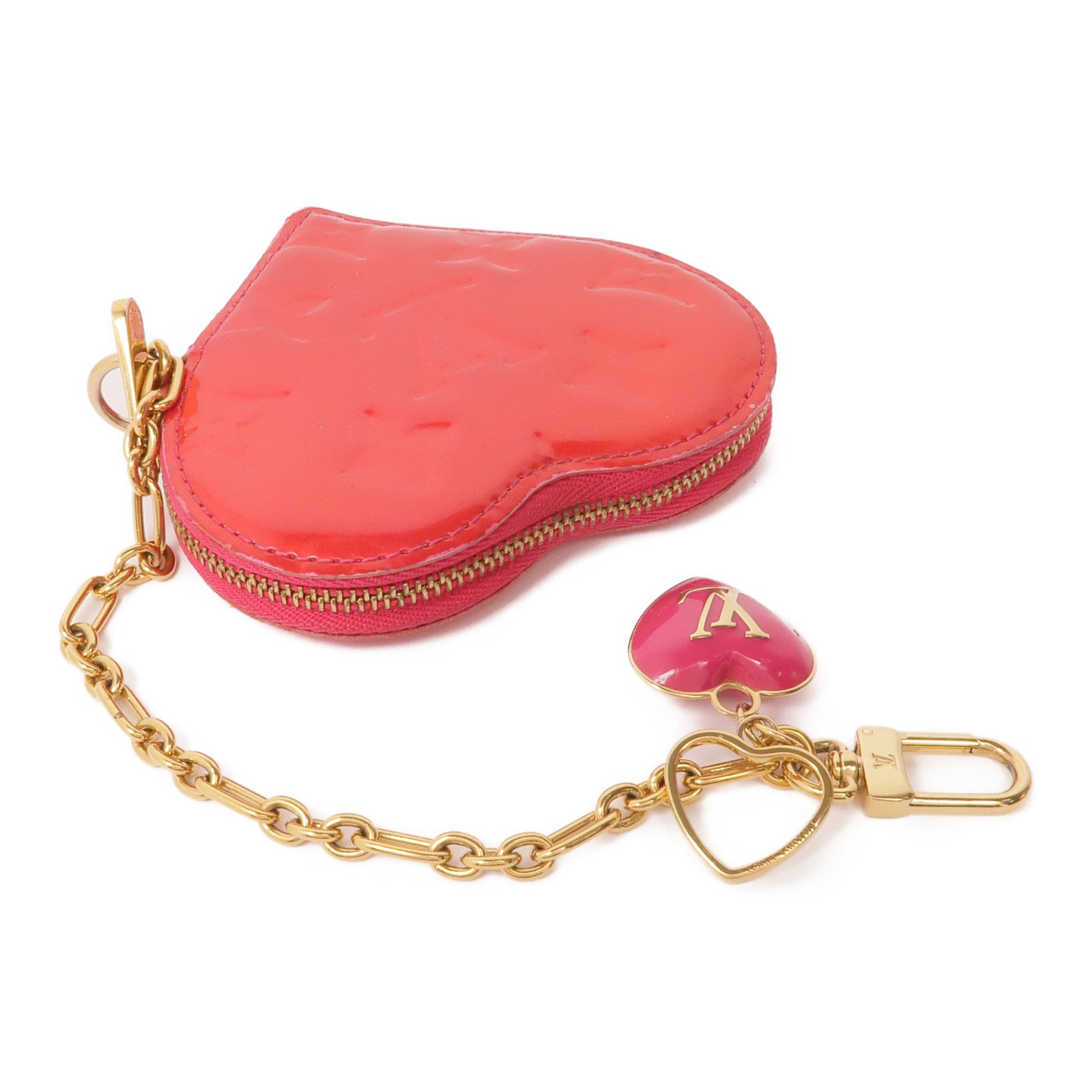 LOUIS VUITTON Vernis Porte Monet-Cool Coin Case金扣零錢包