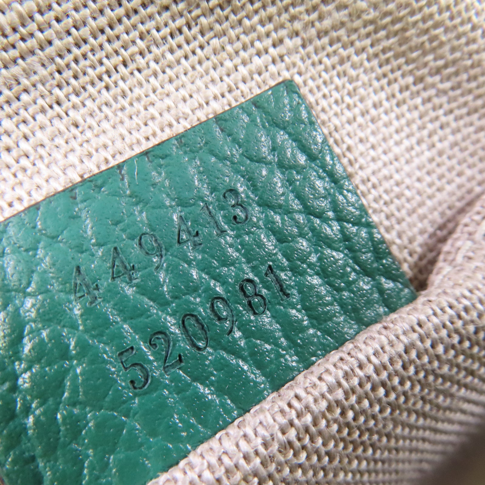 GUCCI 帆布Shoulder Bag金扣肩背袋