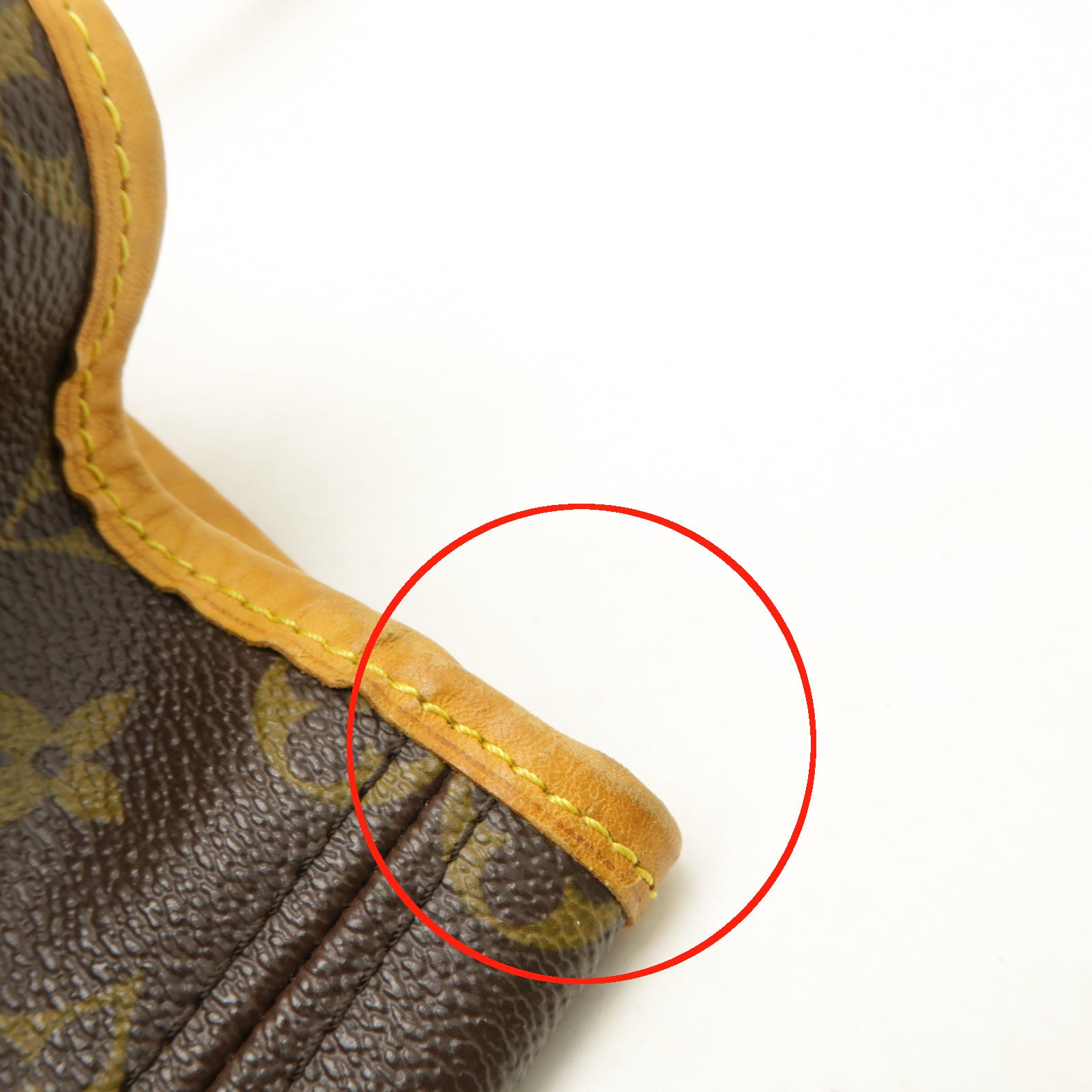 LOUIS VUITTON 【激減優惠】Monogram Neverfull GM金扣手挽袋棕色