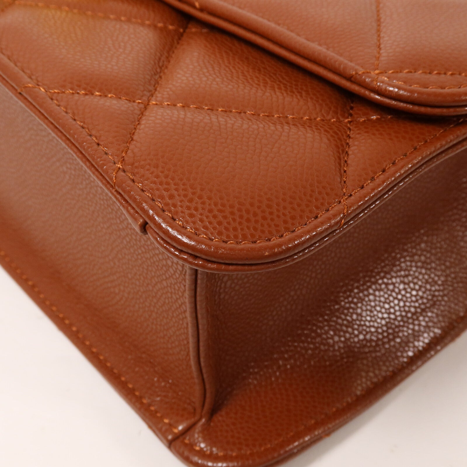CHANEL 牛皮皮革CoCo Mark Flap Bag鏈帶肩背袋