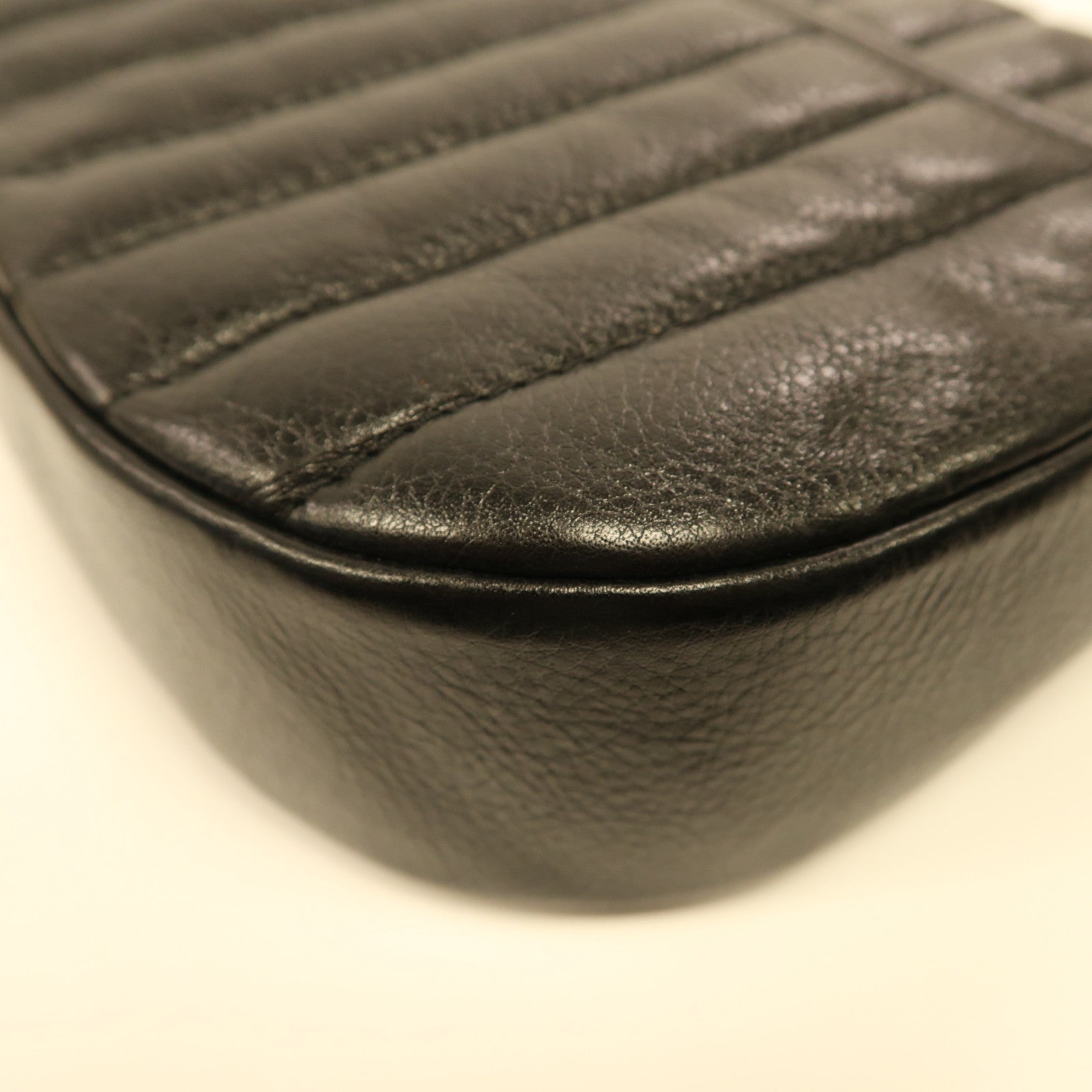 COACH 牛皮皮革Kat Saddle Bag金扣肩背袋黑色